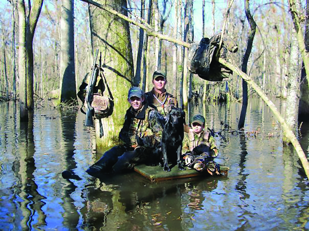 Kody Riggan and sons Carson and Cade